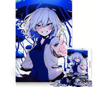 Rompecabezas de 1000 Piezas de una Chica Anime con una Medusa Azul Ideal para Adolescentes con diseño de Entrenamiento Inteligente un Escape Relajante y un Corte Impecable para una Sorpresa navideña