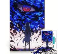 Rompecabezas de 1000 Piezas de una Chica Anime Frente a un Ojo Gigante para Adolescentes Actividad Divertida para estimular la Mente,de Alta precisión,Ideal para Relajarse y desconectar (38x52cm)