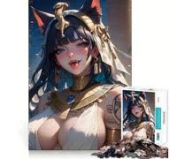 Rompecabezas de 1000 Piezas de una Diosa del Anime para Adolescentes Juego Que estimula el Cerebro Encaja Perfectamente sin Huecos Actividad Relajante para Grupos en Interiores (38x26cm)