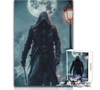 Rompecabezas de 1000 Piezas de una Figura misteriosa en un Paisaje Urbano para Adolescentes Juego Educativo para el Desarrollo de Habilidades Momentos Especiales Tamaño 50x75cm