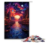 Rompecabezas de 1000 Piezas de Venecia Italia para Adultos Ideal para Adolescentes de 14 años en adelante 75 x 50 cm