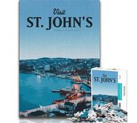 Rompecabezas de 1000 Piezas de Visita St Johns para Adultos y Adolescentes Un Juego desafiante y Familiar Toda la Familia 38x26cm