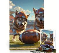 Rompecabezas de 1000 Piezas de Wolf Cubs Estilo fútbol clásico para Adolescentes Rompecabezas para desarrollar la Memoria un Escape Relajante Bordes definidos un Acogedor (38x26cm)