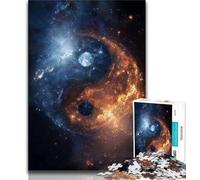 Rompecabezas de 1000 Piezas de Yin y Yang para Adolescentes 1000 Piezas Juguetes educativos interacción Entre Padres e Hijos 50x75cm