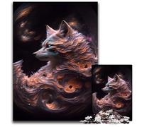 Rompecabezas de 1000 Piezas de Zorro Infinito, Rompecabezas difícil para Adultos, desafiante Rompecabezas para Adolescentes, diversión Familiar, 26x38cm (10,23x14,96 Pulgadas)