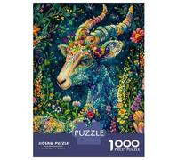 Rompecabezas De 1000 Piezas Deer Nature Animal Rompecabezas para Adultos Juegos Familiares Ensamblaje De Patrones Cumpleaños Y Navidad 70x50cm/1000pcs