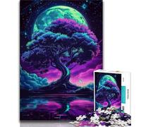 Rompecabezas de 1000 Piezas del Árbol de la Vida para Adolescentes Ideal para interacción Entre Padres e Hijos a Partir de 14 años 26x38cm