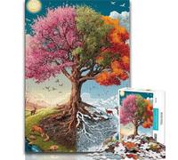 Rompecabezas de 1000 Piezas del Árbol de la Vida para Adolescentes Juego Educativo decoración del hogar colección de Artistas Bellas Artes 38x26cm