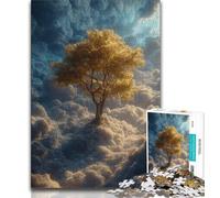 Rompecabezas de 1000 Piezas del Árbol de la Vida para Adolescentes, Juguete Educativo Intelectual y Relajante, Regalo de Amigo Secreto (38x26cm)