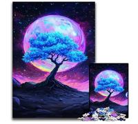 Rompecabezas de 1000 Piezas del Árbol de la Vida para Adultos Padres, Parejas y Amigos Edades 14+ 26x38cm (10,23x14,96 Pulgadas)