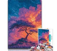 Rompecabezas de 1000 Piezas del Árbol de la Vida para Adultos y Adolescentes Cada Pieza es única Juego Familiar desafiante y Divertido 38x26cm