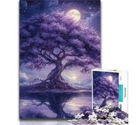 Rompecabezas de 1000 Piezas del Árbol de la Vida para Adultos y Adolescentes, Juguete Educativo Intelectual y Relajante, Regalo de Amigo Secreto (50x75cm)