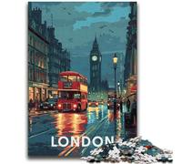 Rompecabezas de 1000 Piezas del Big Ben de Londres (FC) Ejercita el Cerebro Juguetes adictivos para Cultivar la Paciencia Ideal para Parejas (tamaño 38x52cm)