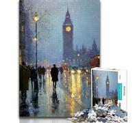 Rompecabezas de 1000 Piezas del Big Ben de Londres para Adultos, Ideal como regaloAyuda a ejercitar el cerebroJuguetes adictivos para Cultivar la pacienciaGran regalo38x26cm