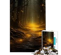 Rompecabezas de 1000 Piezas del Bosque Fantástico Juegos mágicos y relajantes Juguetes adictivos para Cultivar la Paciencia Excelentes Regalos y Juguetes para cumpleaños (Tamaño 38x26cm)