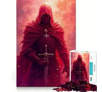 Rompecabezas de 1000 Piezas del Caballero de la Capucha Roja para Adultos Regalo Ideal para quienes Buscan un desafío Mental Juguete fácil de Usar Corte preciso (50x75cm)