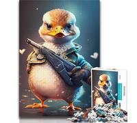 Rompecabezas de 1000 Piezas del Capitán Pato Bebé Rompecabezas de 1000 Piezas para Adultos Juguete Educativo Intelectual descompresor Gran Regalo (38x26cm)