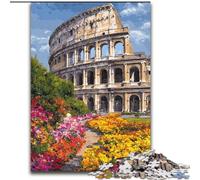 Rompecabezas de 1000 Piezas del Coliseo para Adultos, 1000 Piezas, Regalo Divertido e Interactivo para Toda la Familia, diseño Abstracto Vibrante, 26x38cm