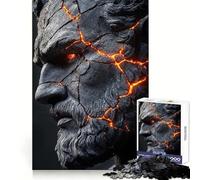 Rompecabezas de 1000 Piezas del Dios Griego Zeus para Adultos y Adolescentes Ideal para Entrenar la concentración, Relajarse y Disfrutar de la Navidad Bordes Finos (38x26cm)