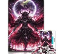 Rompecabezas de 1000 Piezas del Dios Misterioso de la Muerte para Adolescentes Regalos Que ayudan a ejercitar el Cerebro Juguetes adictivos para Cultivar la Paciencia Ideal para Parejas (38x26cm)