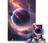 Rompecabezas de 1000 Piezas del Espacio Exterior Juguete Educativo Carrera de Velocidad Manual con Piezas de Formas aleatorias Que encajan Perfectamente 50x75cm