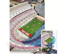 Rompecabezas de 1000 Piezas del Estadio de béisbol de los Buckeyes Diseño artístico de Corte nítido Juego de lógica y Pensamiento Ideal para Relajarse y divertirse en cumpleaños