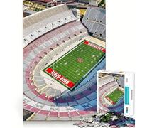 Rompecabezas de 1000 Piezas del Estadio de béisbol de los Buckeyes,Juego artístico de Ajuste, desafío Mental,Juguete Divertido para el Tiempo Libre,Regalo de cumpleaños (38x52cm)