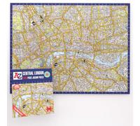 Rompecabezas de 1000 piezas del mapa de Londres de la A a la Z de Gran Bretaña