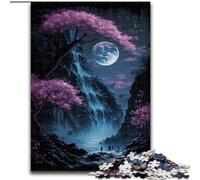 Rompecabezas de 1000 Piezas del Monte Fuji, Japón, para Adolescentes y Adultos Juego Familiar antiestrés, desafío difícil, Regalo Ideal (26x38cm)