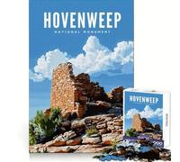 Rompecabezas de 1000 Piezas del Monumento Nacional Hovenweep para Adultos Ejercicio Mental,Escape Consciente,Cierre Seguro,Sorpresa navideña (50x75cm)