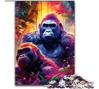 Rompecabezas de 1000 Piezas del Mundo Animal Hecho de cartón Un desafiante Rompecabezas para Adolescentes Juego Interactivo y Divertido para Toda la Familia 1000 Piezas(26x38cm)