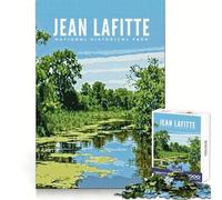 Rompecabezas de 1000 Piezas del Parque Histórico Nacional Jean Lafitte para Adolescentes Entrenamiento Inteligente Pasatiempo Tranquilo Bordes precisos Regalo Ideal para Las Fiestas (50x75cm)