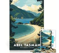 Rompecabezas de 1000 Piezas del Parque Nacional ABEL Tasman,póster,decoración Clean Fit,Juego para ejercitar la Mente,Regalo para Momentos de Tranquilidad,Regalo de cumpleaños artístico (50x75cm)