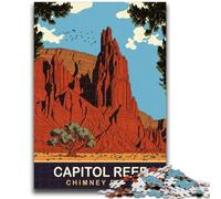 Rompecabezas de 1000 Piezas del Parque Nacional Capital Reef Ejercita tu Cerebro Juguetes adictivos para Cultivar la Paciencia Ideal para Parejas (tamaño 38x26cm)