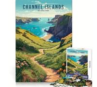 Rompecabezas de 1000 Piezas del Parque Nacional de Las Islas del Canal para Adultos Juego estratégico para el Ocio y el Entretenimiento Ajuste preciso Regalo Ideal (38x26cm)