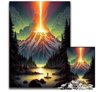 Rompecabezas de 1000 Piezas del Parque Nacional de Yellowstone Rompecabezas de Madera Juego Interactivo Familiar Bricolaje decoración del hogar desafío Mental Regalo 1000 Piezas (75x50cm)