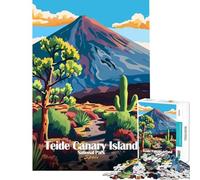 Rompecabezas de 1000 Piezas del Parque Nacional del Teide Islas Canarias España Juego Familiar Que desafía la Inteligencia Cerebral Juguete adictivo Gran Regalo para los Amantes Que mejoran