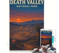 Rompecabezas de 1000 Piezas del Parque Nacional del Valle de la Muerte, decoración de Pared de Juguete, desafío difícil, cumpleaños y Navidad 38x26cm