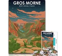Rompecabezas de 1000 Piezas del Parque Nacional Gros Morne para Adolescentes y Adultos Juguete Educativo Toda la Familia 38x26cm