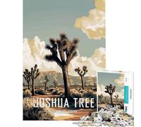 Rompecabezas de 1000 Piezas del Parque Nacional Joshua Tree Juguetes adictivos para Cultivar la Paciencia Juego Educativo para aliviar el estrés Regalo de cumpleaños (Tamaño 38x26cm)