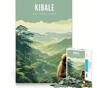 Rompecabezas de 1000 Piezas del Parque Nacional Kibale Corte Impecable Divertido Juego para Resolver Problemas Juego Gratuito Arte (38x52cm)