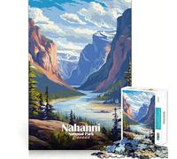 Rompecabezas de 1000 Piezas del Parque Nacional Nahanni,Canadá Paisaje artístico Juego preciso para armar,Actividad Cerebral,diversión,Tiempo Libre,Regalo de cumpleaños (50x75cm)