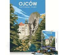 Rompecabezas de 1000 Piezas del Parque Nacional Ojcow,Ideal para Adolescentes,ejercita la Memoria,estimula la Mente y se vuelve Divertido (38x52cm)