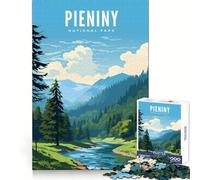 Rompecabezas de 1000 Piezas del Parque Nacional Pieniny para Adolescentes ejercita la Mente,es Tranquilo,Divertido y con un Sistema de Encaje Firme, (50x75cm)