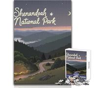 Rompecabezas de 1000 Piezas del Parque Nacional Shenandoah para Adultos y adolescentesJuego Creativo de resolución de problemasIdea de Regalo Memorable y conmovedoraTamaño 38x52cm