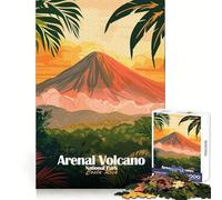 Rompecabezas de 1000 Piezas del Parque Nacional Volcán Arenal, Costa Rica, para Adultos Desarrolla la lógica, la Capacidad de concentración y la Tranquilidad Un Regalo Ideal (50x75cm)