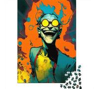 Rompecabezas de 1000 Piezas del Profesor Psicópata: Rompecabezas Cuadrado Creativo para Adultos. Juego desafiante de Papel de 38 x 26 cm.