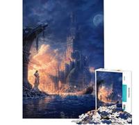 Rompecabezas de 1000 Piezas del Puerto del Pescador Juguetes adictivos para Cultivar la Paciencia Juegos relajantes y educativos Regalos de Amigo Invisible (Tamaño 50x75cm)