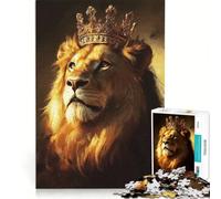 Rompecabezas de 1000 Piezas del Rey León para Adultos Juegos Divertidos interacción Entre Padres e Hijos Cada Pieza es única 38x52cm