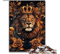 Rompecabezas de 1000 Piezas del Rey León para Adultos, Regalo, Juego desafiante y colección de Artistas para Jugar en Familia, Bellas Artes para Mayores de 14 años (50x75cm)